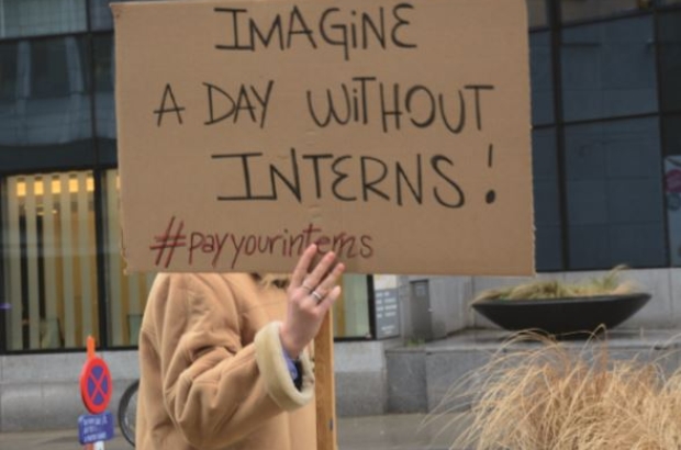 Unpaid interns in Belgium