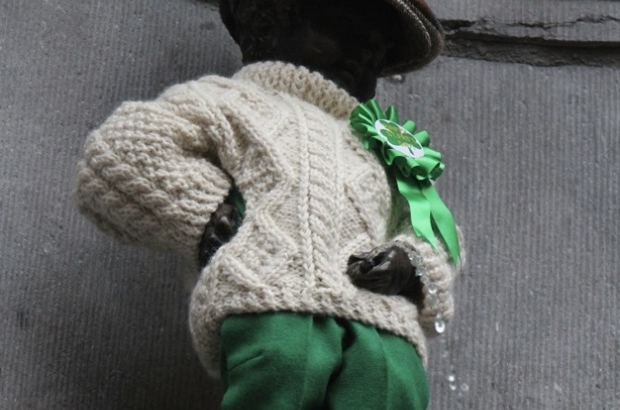 See Mannekin-Pis sporting Irish colours this March 16th and 17th.
