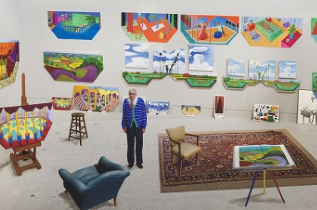 David Hockney, In the Studio, 2017