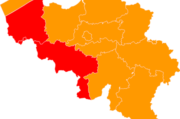 Royal Meteorological Institute heatwave warning Belgium