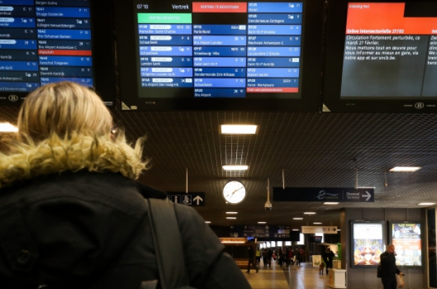 Train strike in Belgium - Belga