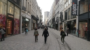 Rue Neuve shopping street in central Brussels (Wikimedia Creative Commons)