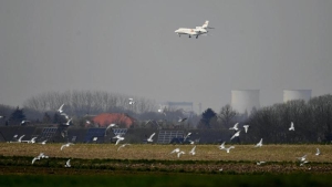 Aicraft preparing to land at Brussels Airport in Zaventem (Belga)