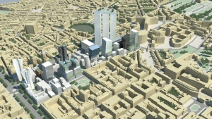 The previous plans for the EU Quarter in Brussels by French architect Christian de Portzamparc and his team. (BELGA PHOTO EU/CHRISTIAN PORTZAMPARC) The previous plans for the EU Quarter in Brussels by French architect Christian de Portzamparc and his team. (BELGA PHOTO EU/CHRISTIAN PORTZAMPARC)