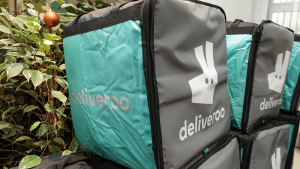 Illustration picture shows equipment of a Deliveroo courier in Brussels, Friday 01 February 2019. (BELGA PHOTO PAUL-HENRI VERLOOY)