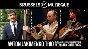 Anton Jakimenko Trio concert in Brussels - 28 February