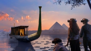 Horizon of Khufu immersive exhibition at Tour & Taxis, Brussels