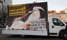 Yvan Mayeur, the socialist mayor of Brussels, has banned a campaign planned by Flemish far-right party Vlaams Belang (VB) that involved mobile billboards inviting illegal immigrants to “go home or go to prison”. 