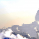 ‎‎‎BRUSSELS, BELGIUM: Illustration picture shows the Brussels' Justice Palace and the smog above Brussels. (BELGA PHOTO BENOIT DOPPAGNE)