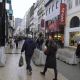 Pedestrians walking down the Rue Neuve in Brussels (BELGA PHOTO NICOLAS MAETERLINCK)