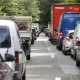 Illustration picture shows a traffic jam on the Tervurenlaan - Avenue de Tervueren, near the Leonardtunnel - tunnel Leonard, Brussels. (BELGA PHOTO NICOLAS MAETERLINCK)