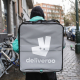 Illustration picture shows a Deliveroo courier in Brussels.(BELGA PHOTO PAUL-HENRI VERLOOY)