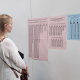 Illustration picture shows the election lists at a polling station in Koekelberg, Brussels, Sunday 26 May 2019. (BELGA PHOTO HATIM KAGHAT)