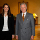 Belgian prime minister Sophie Wilmès with King Philippe