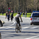 Illustration picture shows car traffic, cyclists and pedestrians in Bois de La Cambre - Ter Kamerenbos, in Brussels, Sunday 22 March 2020. (BELGA PHOTO PAUL-HENRI VERLOOY)