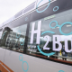 Illustration picture shows the presentation of the first bus on hydrogen fuel of Brussels public transport company STIB - MIVB, Monday 23 August 2021 in Brussels. (BELGA PHOTO LAURIE DIEFFEMBACQ)