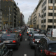 BRUSSELS, BELGIUM: Illustration picture shows a traffic jam in the Rue de la Loi / Wetstraat in Brussels (BELGA PHOTO PHILIPPE FRANCOIS)