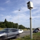 BRUSSELS, BELGIUM: Illustration picture shows a speed control camera pictured on the Brussels ring in Strombeek-Bever. (BELGA PHOTO NICOLAS MAETERLINCK)