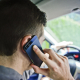  Illustration picture shows a man using his cellphone while driving a car (BELGA PHOTO LAURIE DIEFFEMBACQ)
