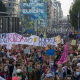 Illustration picture shows the #BackToTheClimate demonstration in Brussels, on Sunday 10 October 2021. More than 80 organisations from all over the country participated in the protest. (BELGA PHOTO NICOLAS MAETERLINCK)
