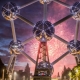 Atomium Brussels in party mode